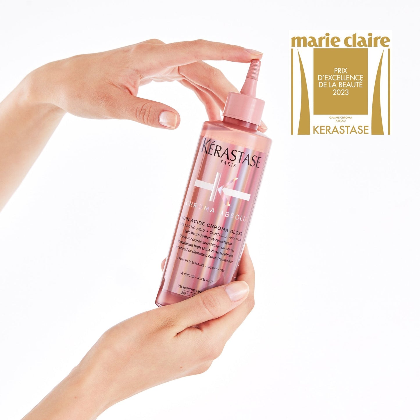 Kérastase Chroma Absolu Soin Acide Chroma Gloss Resurfacing Rinse Treatment 210ml