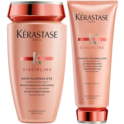 Kérastase Discipline Bain Fluidealiste Smooth-In-Motion Shampoo 250ml & Care 200ml Twin