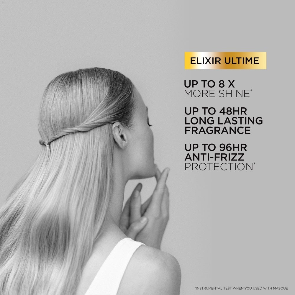 Kérastase Elixir Ultime Le Bain Sublimating Oil-Infused Shampoo 250ml & Fondant Conditioner 200ml Twin