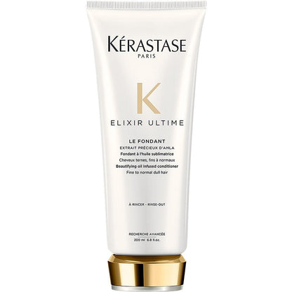 Kérastase Elixir Ultime Le Bain Sublimating Oil-Infused Shampoo 250ml & Fondant Conditioner 200ml Twin