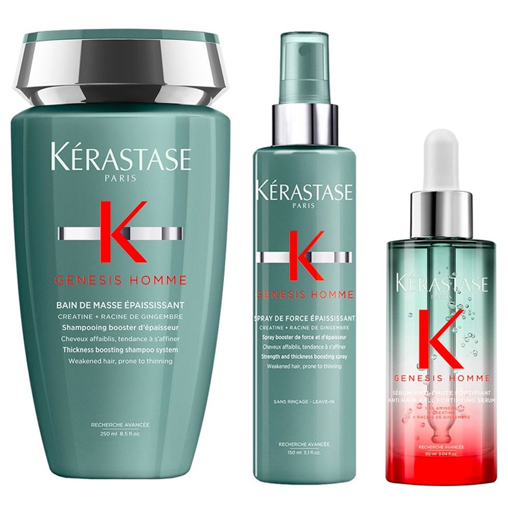 Kérastase Genesis Homme Thickness Boosting & Anti Hair-Fall System Trio