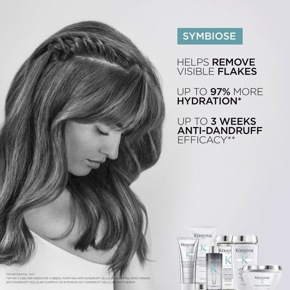 Kérastase Symbiose Bain Creme Anti-Pelliculaire Moisturising Anti-Dandruff Cellular Shampoo 250ml
