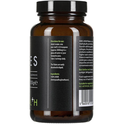 Kiki Health Natural Sulphur MSM Flakes 200g