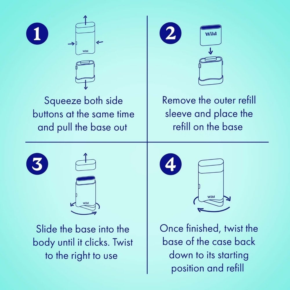 Wild Lemon Basil & Blood Orange Deodorant Starter Pack