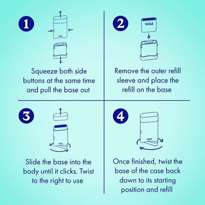 Wild Lemon Basil & Blood Orange Deodorant Starter Pack