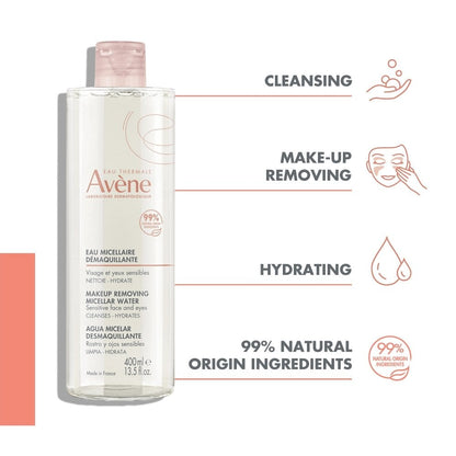 Avene Les Essentiel Makeup Removing Micellar Lotion Cleanser 400ml