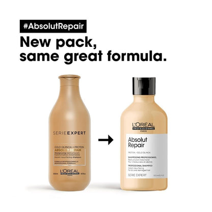 L'Oreal Professionnel Serie Expert Absolut Repair Shampoo 300ml & Conditioner 200ml Twin