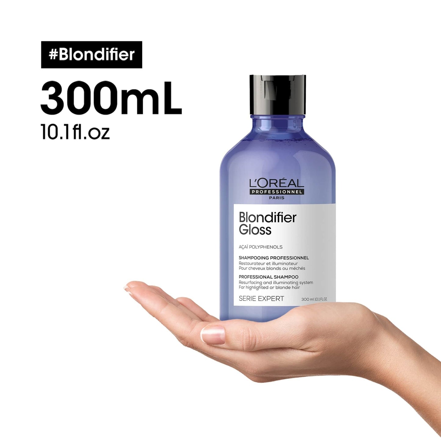 L'Oreal Professionnel Serie Expert Blondifier Gloss Resurfacing + Illuminating Shampoo 300ml