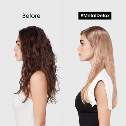 L'Oreal Professionnel Serie Expert Metal Detox Anti-Metal Cleansing Cream Shampoo 1500ml & Mask 500ml Twin