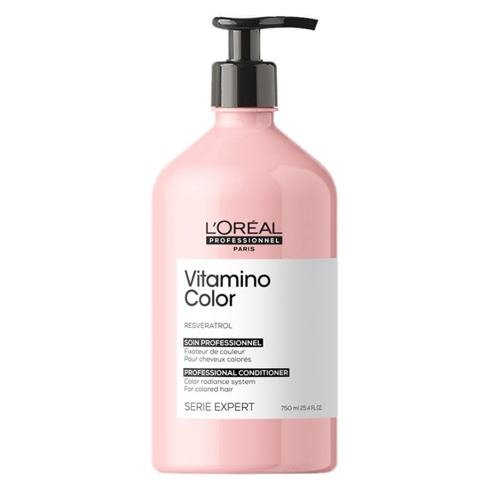 L'Oreal Professionnel Serie Expert Vitamino Colour Radiance Shampoo 1500ml, Conditioner 750ml & Mask 500ml