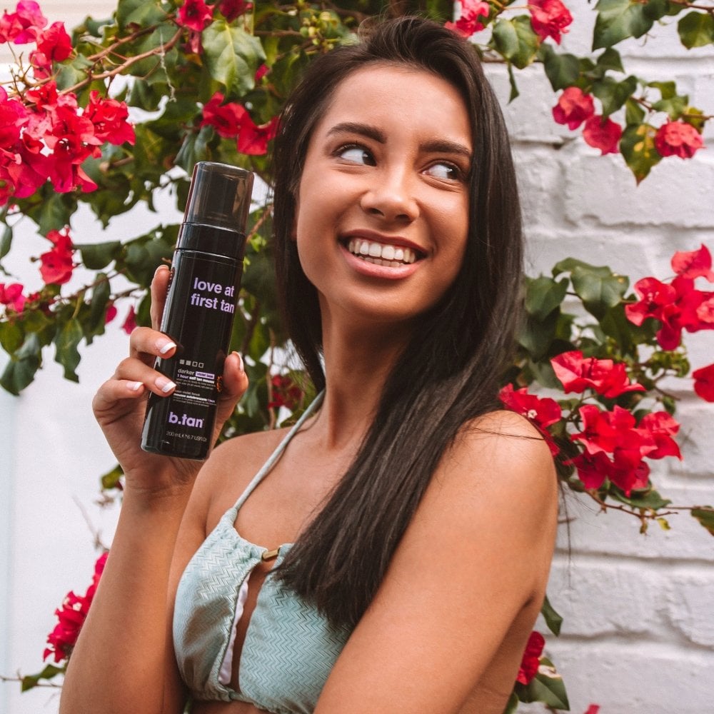 b.tan Love At First Tan 1 Hour Self Tan Mousse Darker 200ml