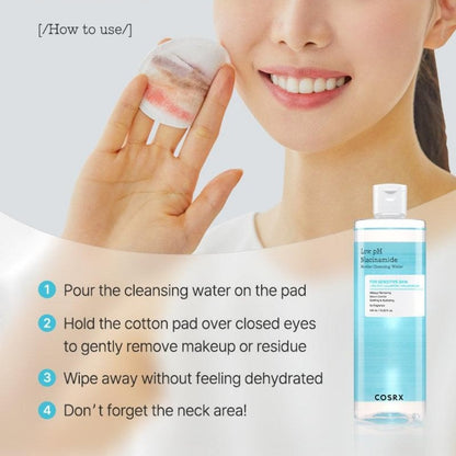 CosRx Low pH Niacinamide Micellar Cleansing Water 400ml