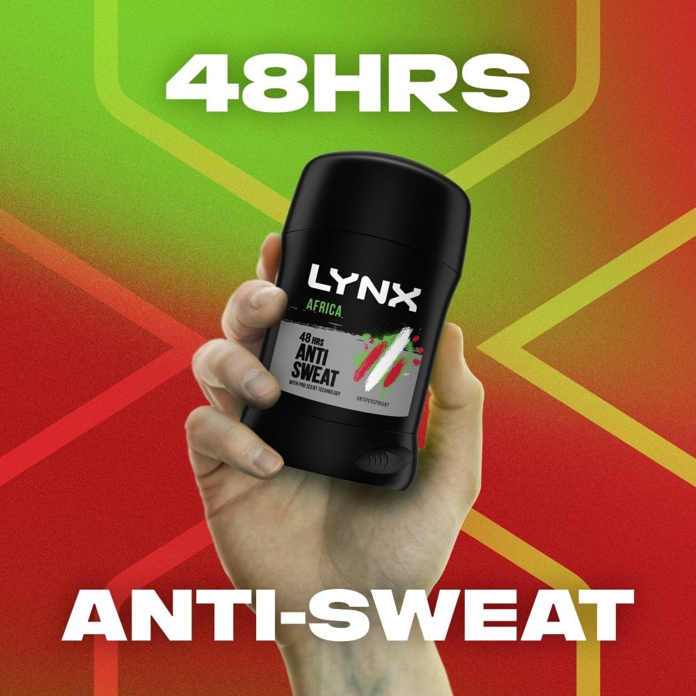 Lynx Africa 48h Anti-Perspirant Deodorant Stick 50ml