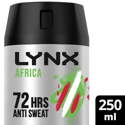 Lynx XXL Africa 72h Anti-Perspirant Deodorant Spray 250ml
