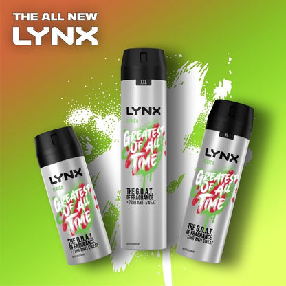 Lynx XXL Africa 72h Anti-Perspirant Deodorant Spray 250ml