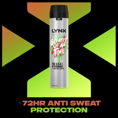 Lynx XXL Africa 72h Anti-Perspirant Deodorant Spray 250ml