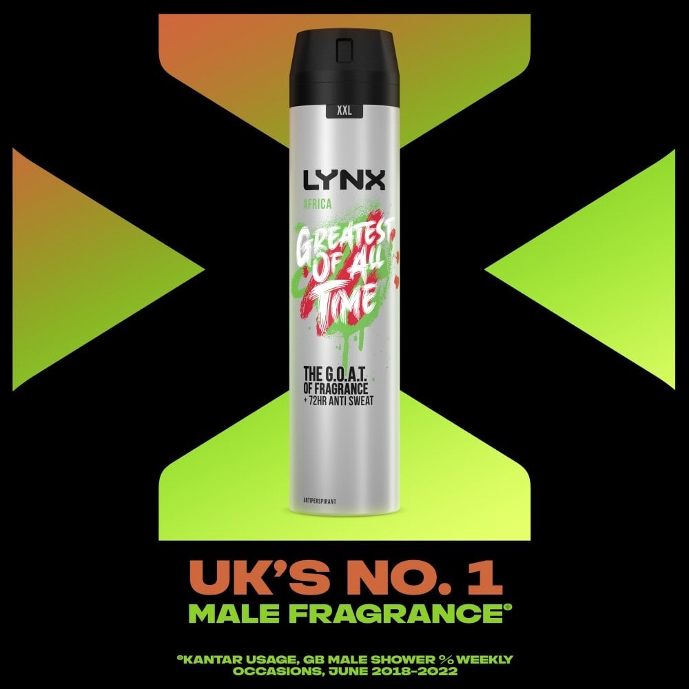 Lynx XXL Africa 72h Anti-Perspirant Deodorant Spray 250ml