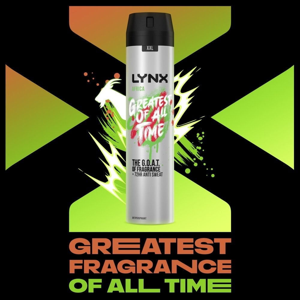 Lynx XXL Africa 72h Anti-Perspirant Deodorant Spray 250ml