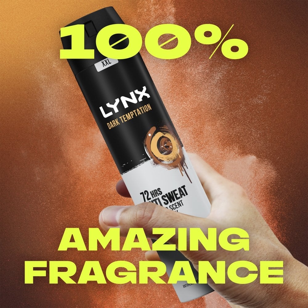 Lynx XXL Dark Temptation 72h Dark Chocolate Anti-Perspirant Deodorant Spray 250ml