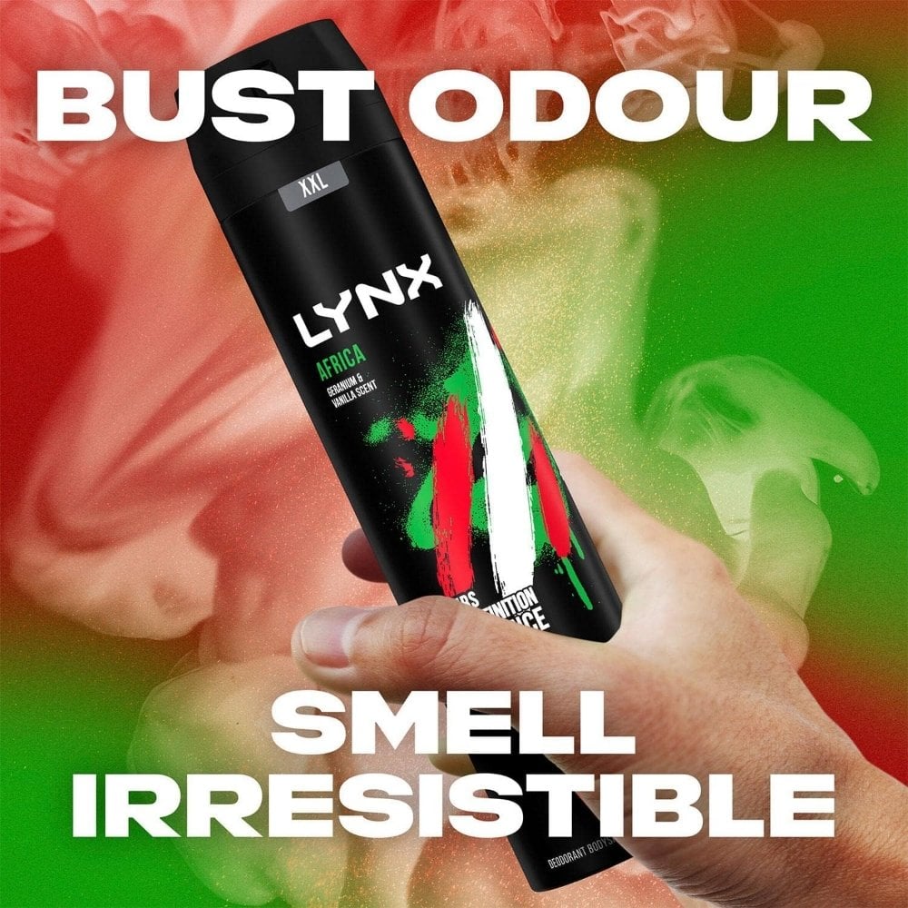 Lynx XXL Africa 48h Deodorant Body Spray 250ml
