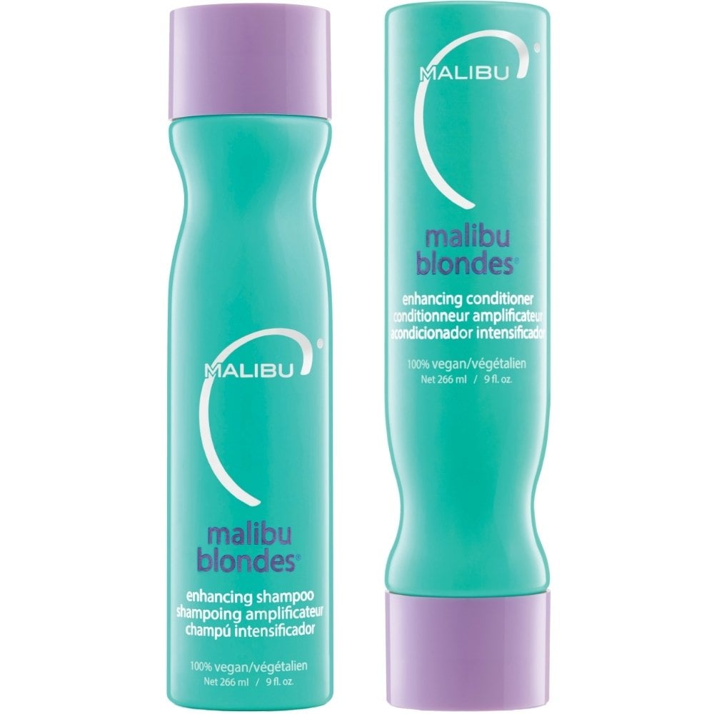 Malibu C Blondes Wellness Enhancing Shampoo & Conditioner Twin 2 x 266ml