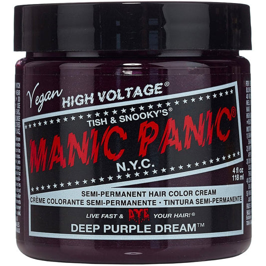 Manic Panic High Voltage Classic Hair Colour Cream Deep Purple Dream 118ml