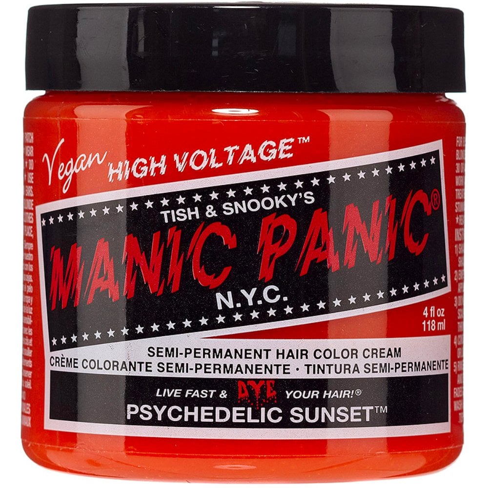 Manic Panic High Voltage Classic Hair Colour Cream Psychedelic Sunset 118ml