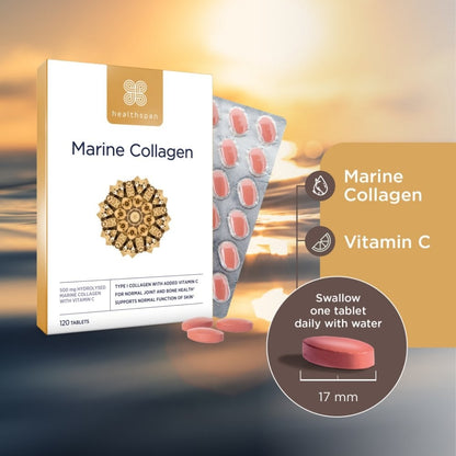 Healthspan Marine Collagen 500mg 120 Tablets