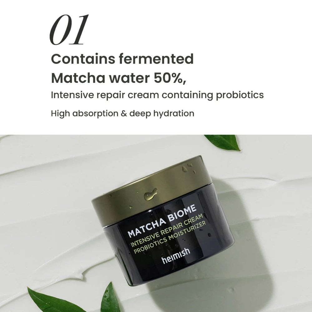 Heimish Matcha Biome Intensive Repair Cream Probiotics Moisturiser 50ml