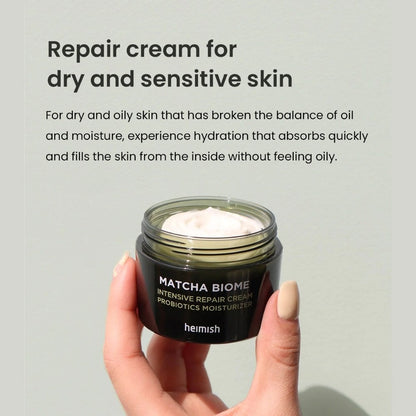 Heimish Matcha Biome Intensive Repair Cream Probiotics Moisturiser 50ml