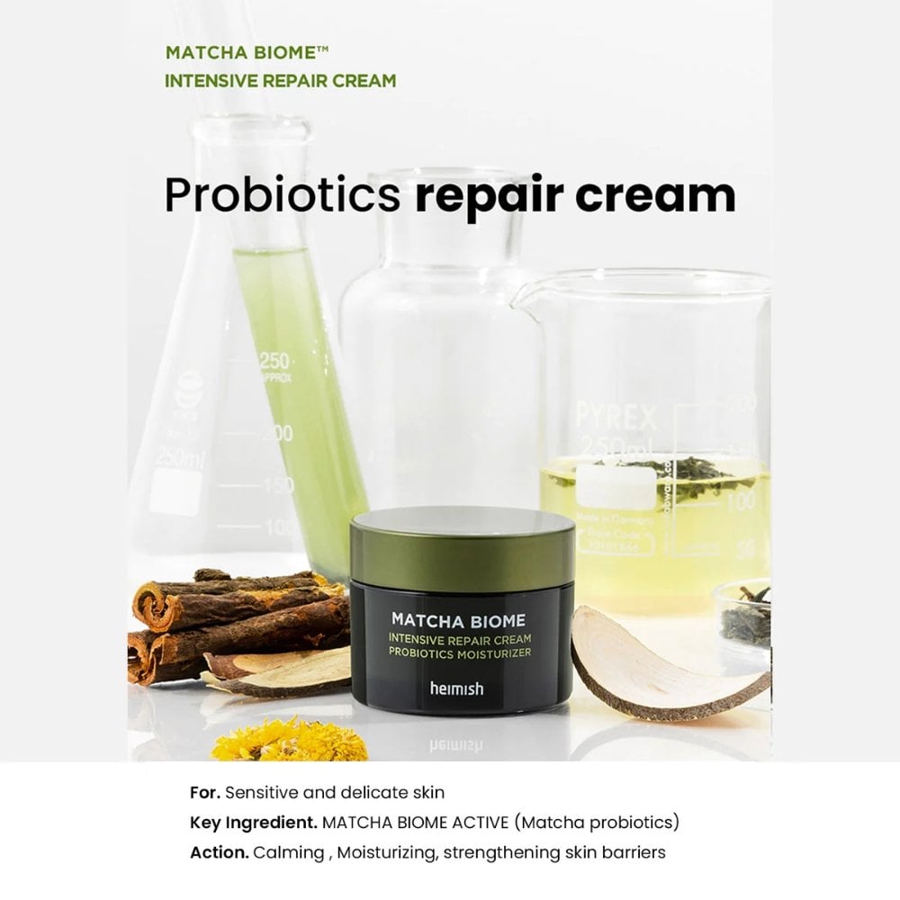 Heimish Matcha Biome Intensive Repair Cream Probiotics Moisturiser 50ml