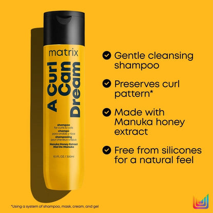 Matrix Total Results A Curl Can Dream Manuka Honey Infused Shampoo 300ml