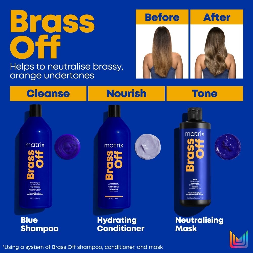 Matrix Total Results Brass Off Blue Shampoo 1000ml