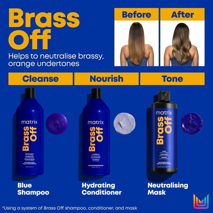 Matrix Total Results Brass Off Blue Shampoo 1000ml