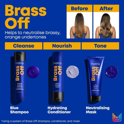 Matrix Total Results Brass Off Blue Shampoo 300ml