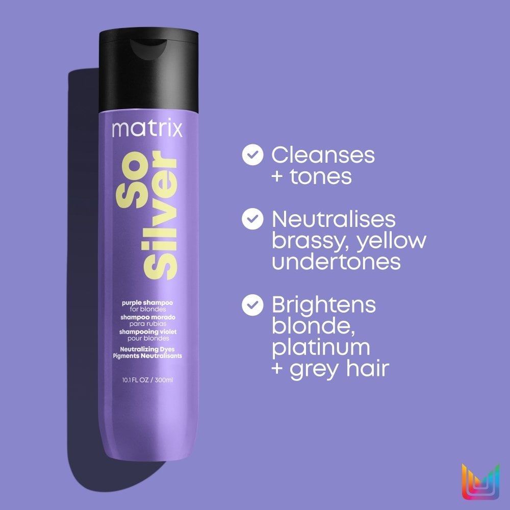 Matrix Total Results So Silver Purple Toning Shampoo 300ml