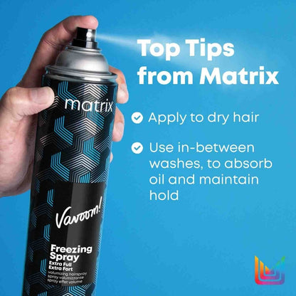 Matrix VaVoom Freezing Spray Volumising Hairspray 500ml