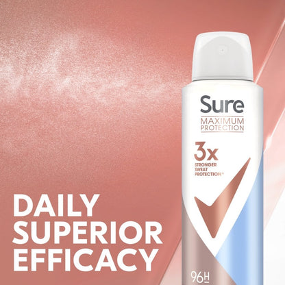 Sure Maximum Protection 96h Clean Scent Anti-Perspirant Deodorant Spray 150ml