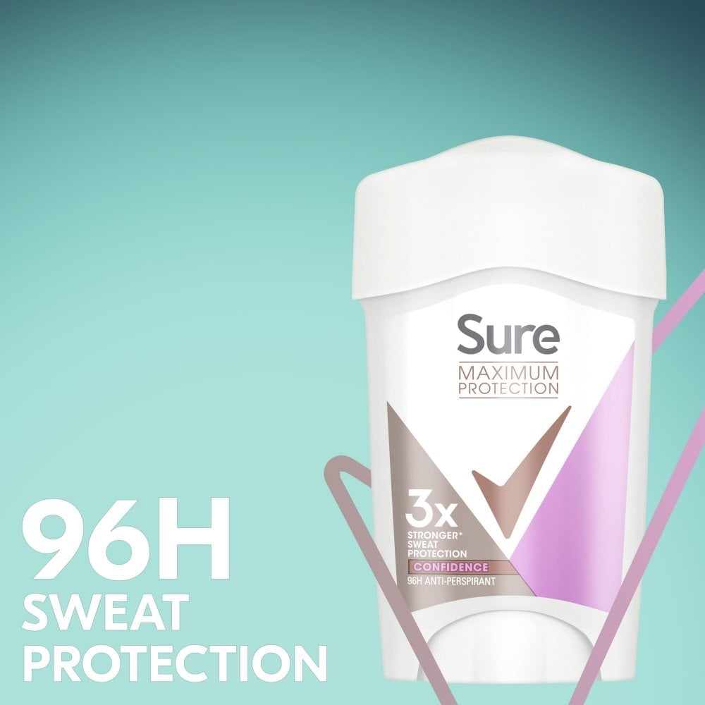 Sure Maximum Protection 96h Confidence Anti-Perspirant Deodorant Stick 45ml