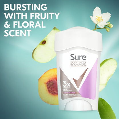 Sure Maximum Protection 96h Confidence Anti-Perspirant Deodorant Stick 45ml