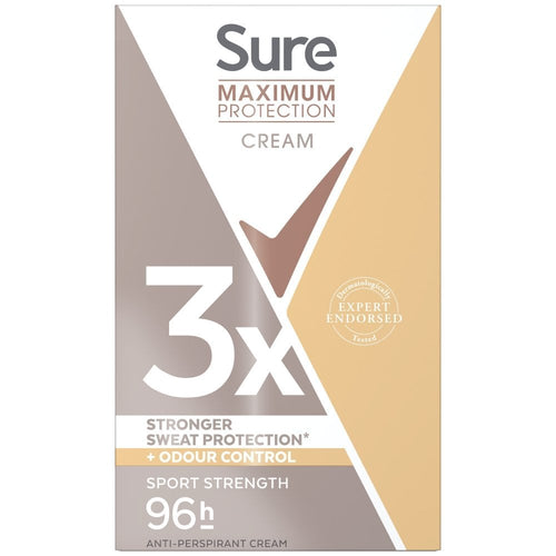 Sure Maximum Protection 96h Sport Strength Anti-Perspirant Deodorant Stick 45ml