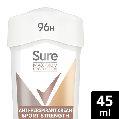 Sure Maximum Protection 96h Sport Strength Anti-Perspirant Deodorant Stick 45ml
