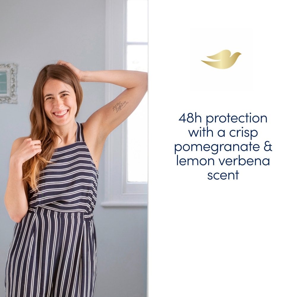 Dove Maximum Protection 48h Pomegranate & Lemon Verbena Anti-Perspirant Deodorant Stick 45ml