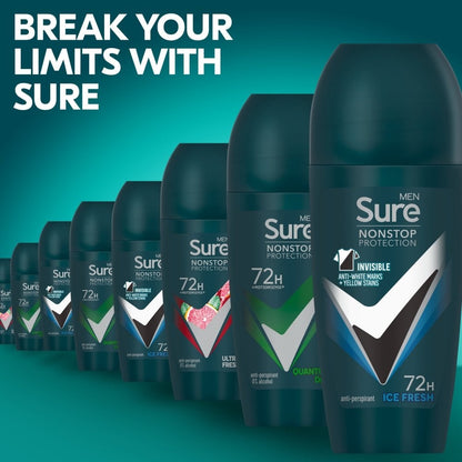 Sure Men Nonstop Protection 72h Invisible Ice Anti-Perspirant Deodorant Roll-On 50ml