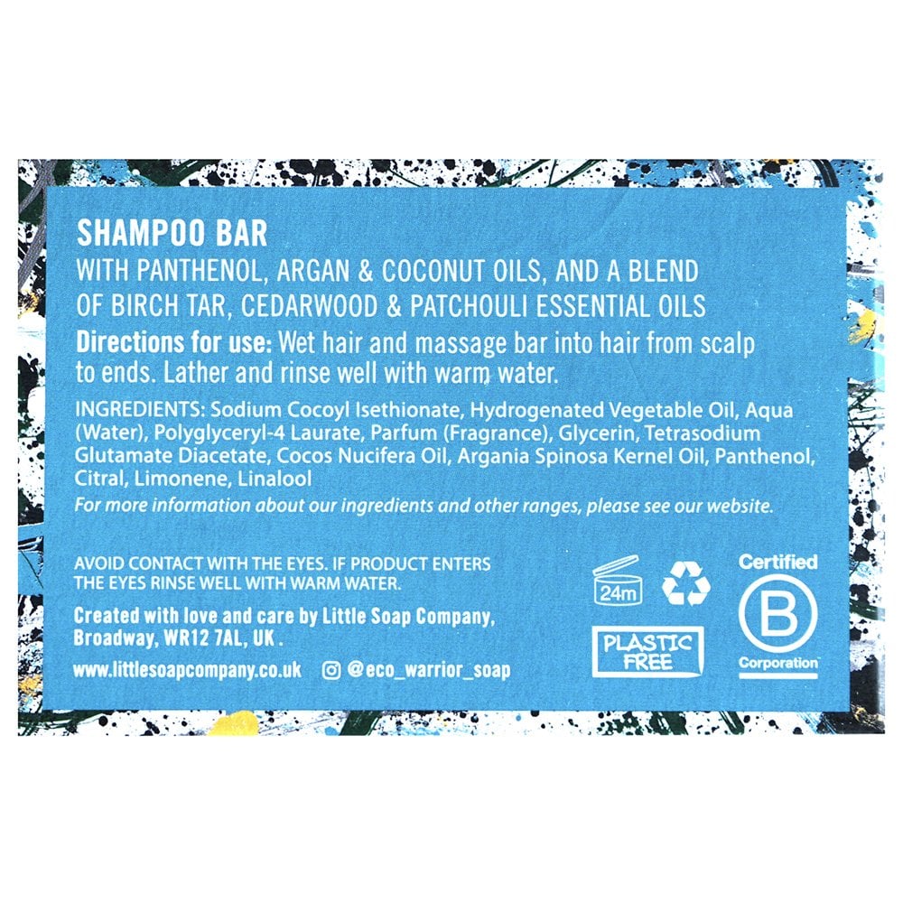 Eco Warrior Men's Edit No Fuss Shampoo Bar 100g