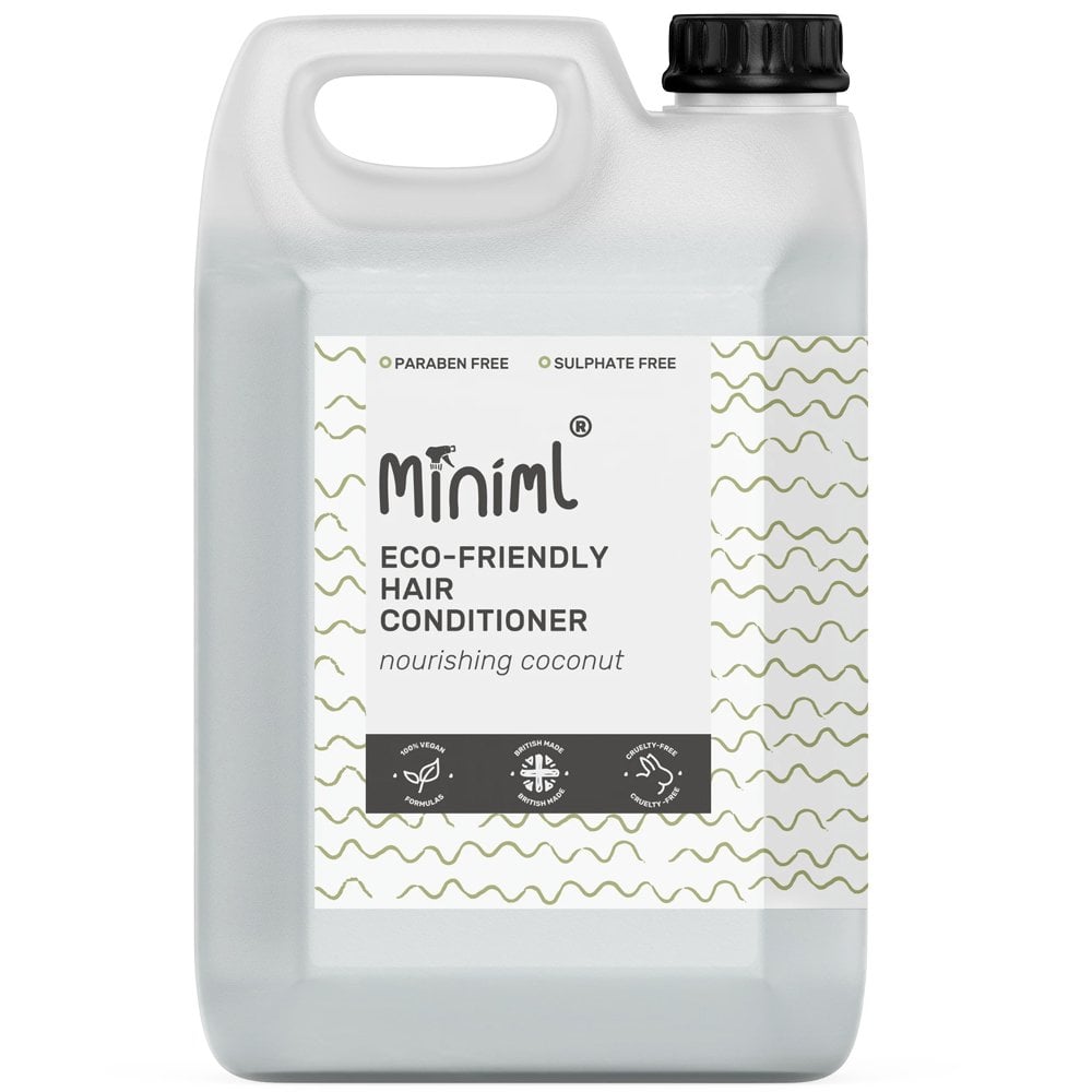 Miniml Eco-Friendly Nourishing Coconut Hair Shampoo & Conditioner Twin 2 x 5000ml