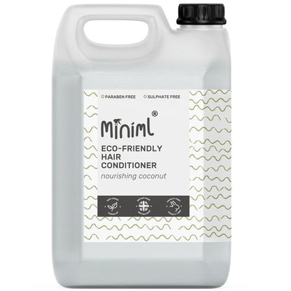 Miniml Eco-Friendly Nourishing Coconut Hair Shampoo & Conditioner Twin 2 x 5000ml