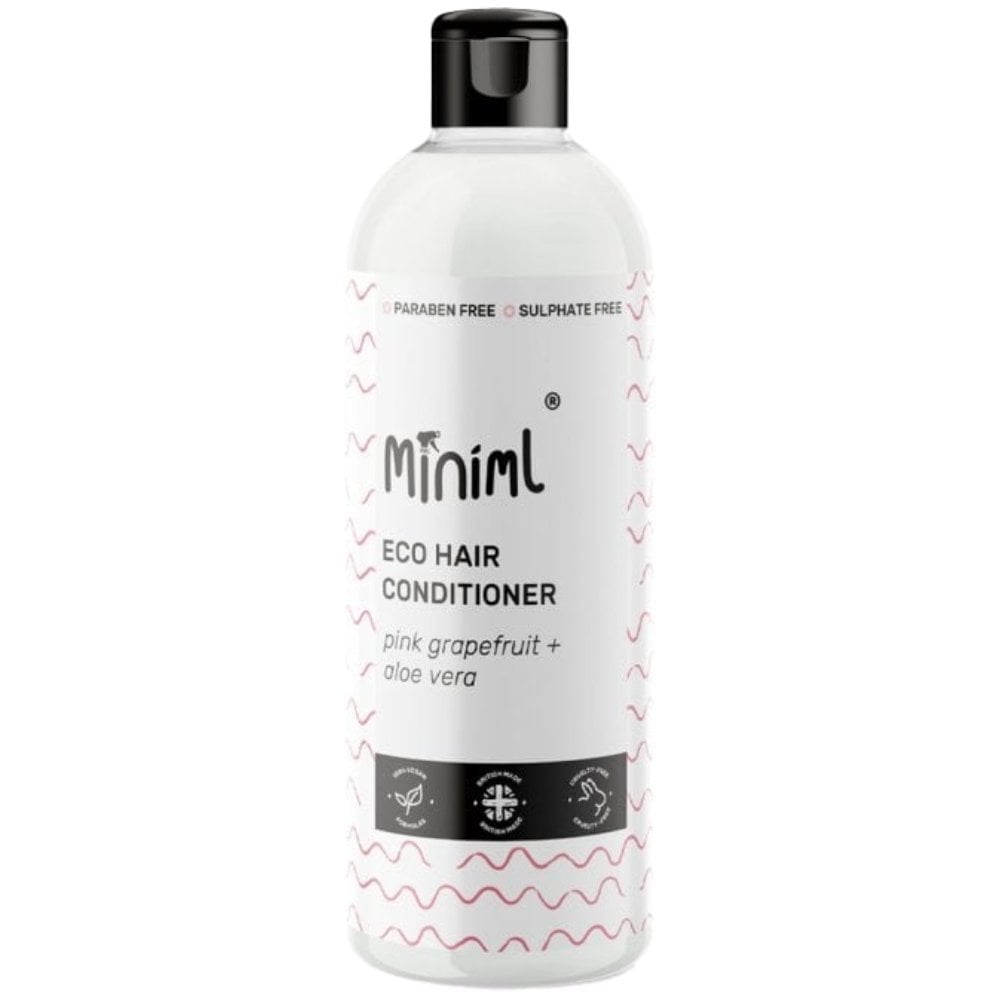 Miniml Eco-Friendly Hair Shampoo & Conditioner Grapefruit + Aloe Vera Flip Lid Twin 2 x 500ml