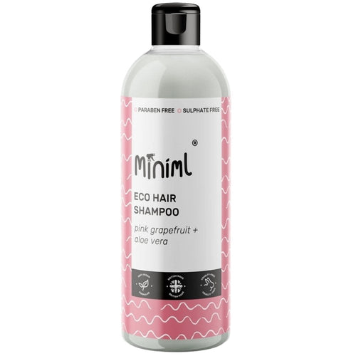 Miniml Eco-Friendly Hair Shampoo Grapefruit + Aloe Vera 500ml Flip Lid