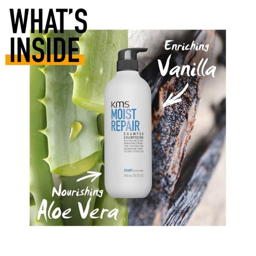 KMS Moist Repair Shampoo & Conditioner Twin 2 x 750ml